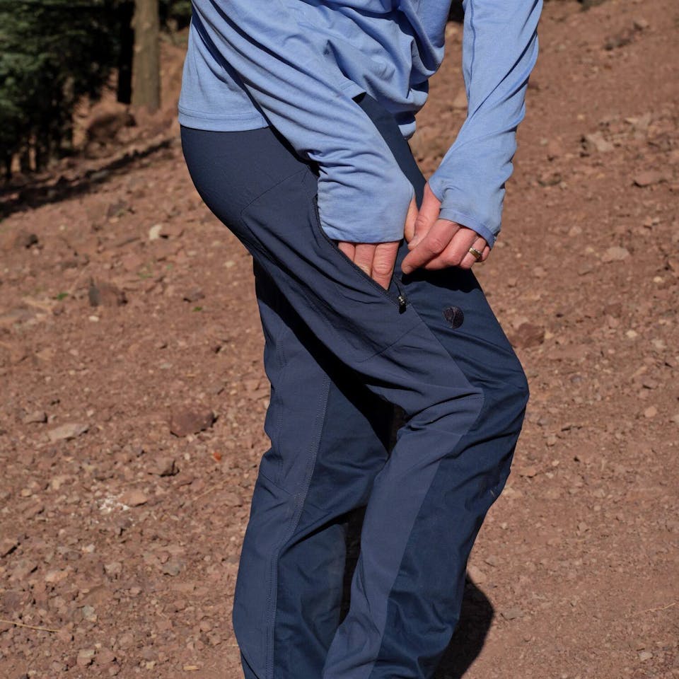 Fjällräven Women's Hoja Hybrid Trousers Black 03