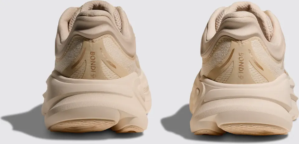 Hoka Women's Bondi 9 Wide Vanilla / Birch 05