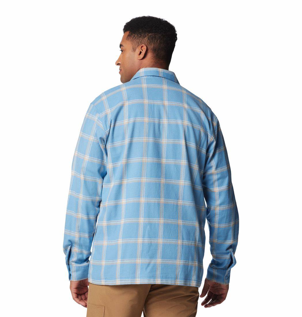 Columbia Men's Landroamer Woven Long Sleeve Blue 04