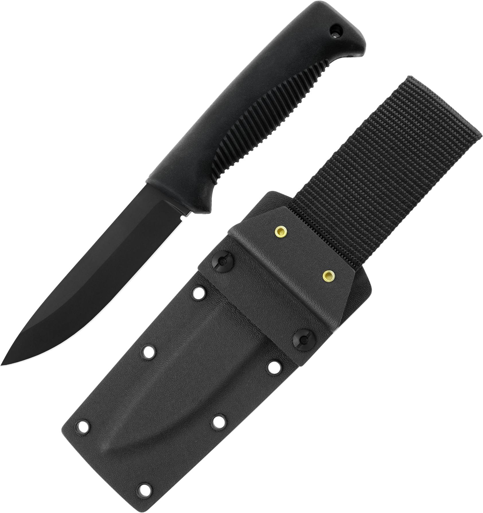Peltonen Knives M07 Ranger Knife, Kydex Sheath, coated blade Black 03