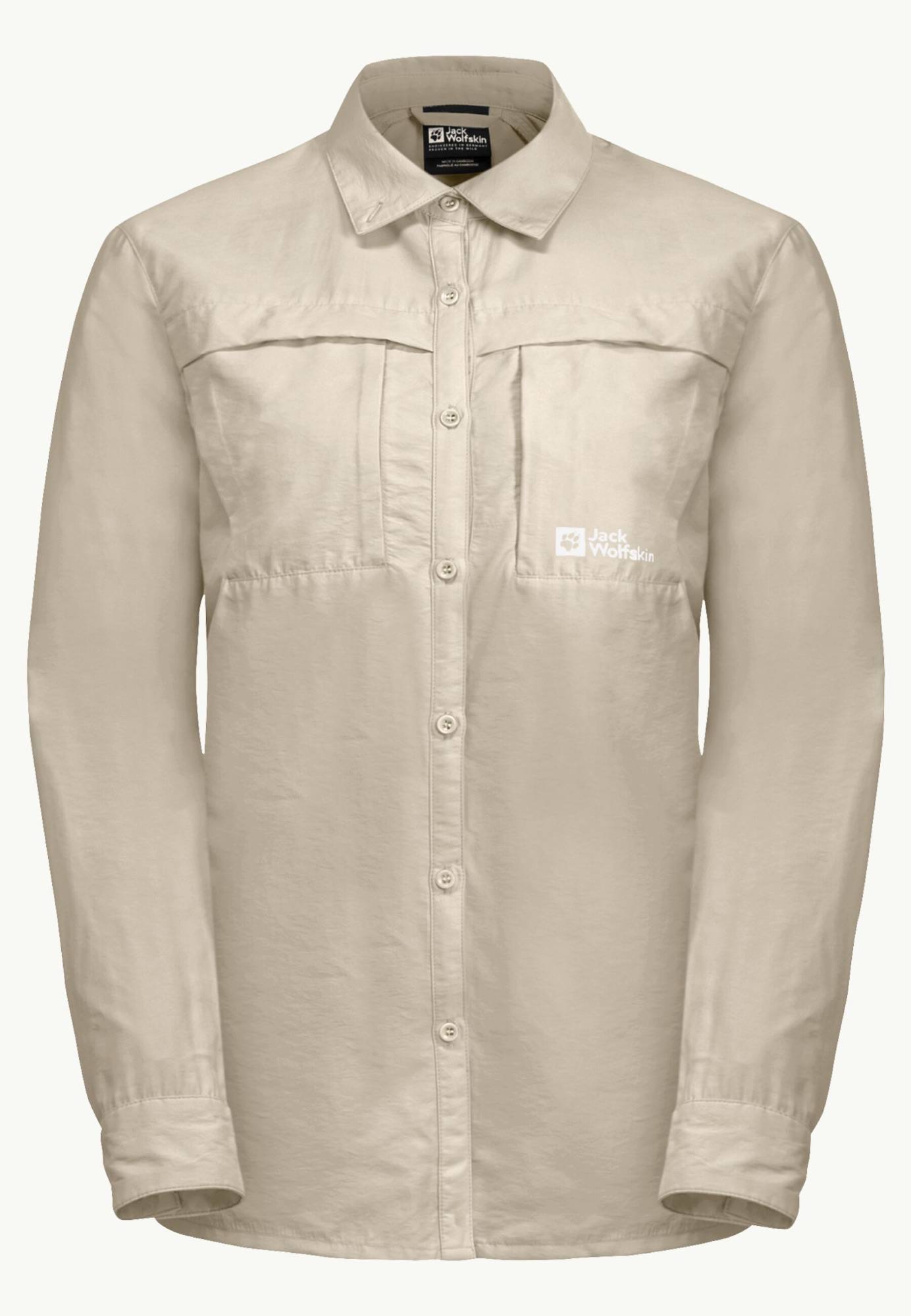 Jack Wolfskin Women's Barrier LS Shirt Stone 06