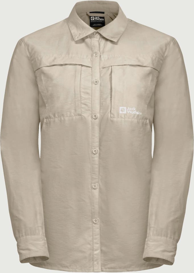 Jack Wolfskin Women's Barrier LS Shirt Stone 06
