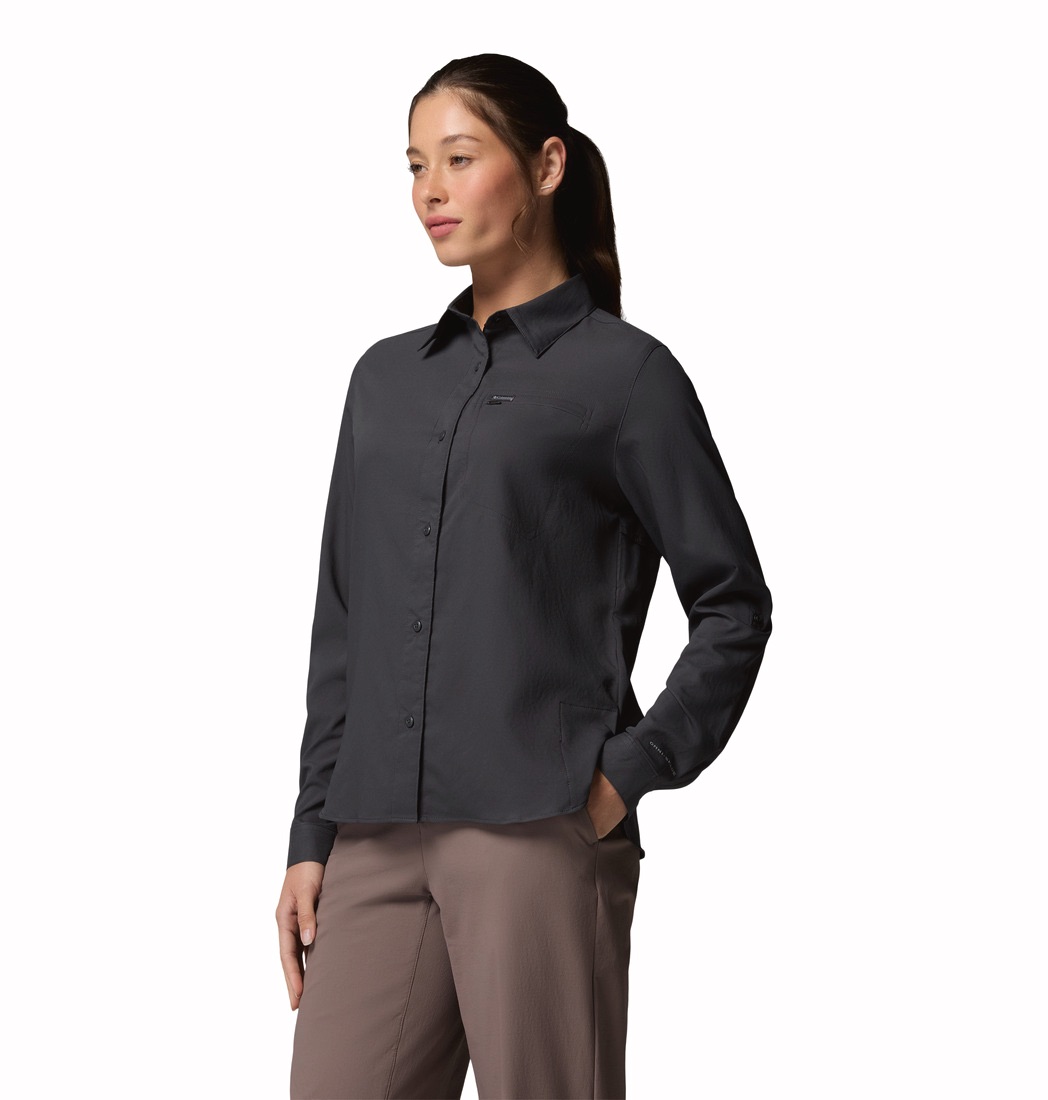 Columbia Women's Silver Ridge Utillity II Long Sleeve Musta 02