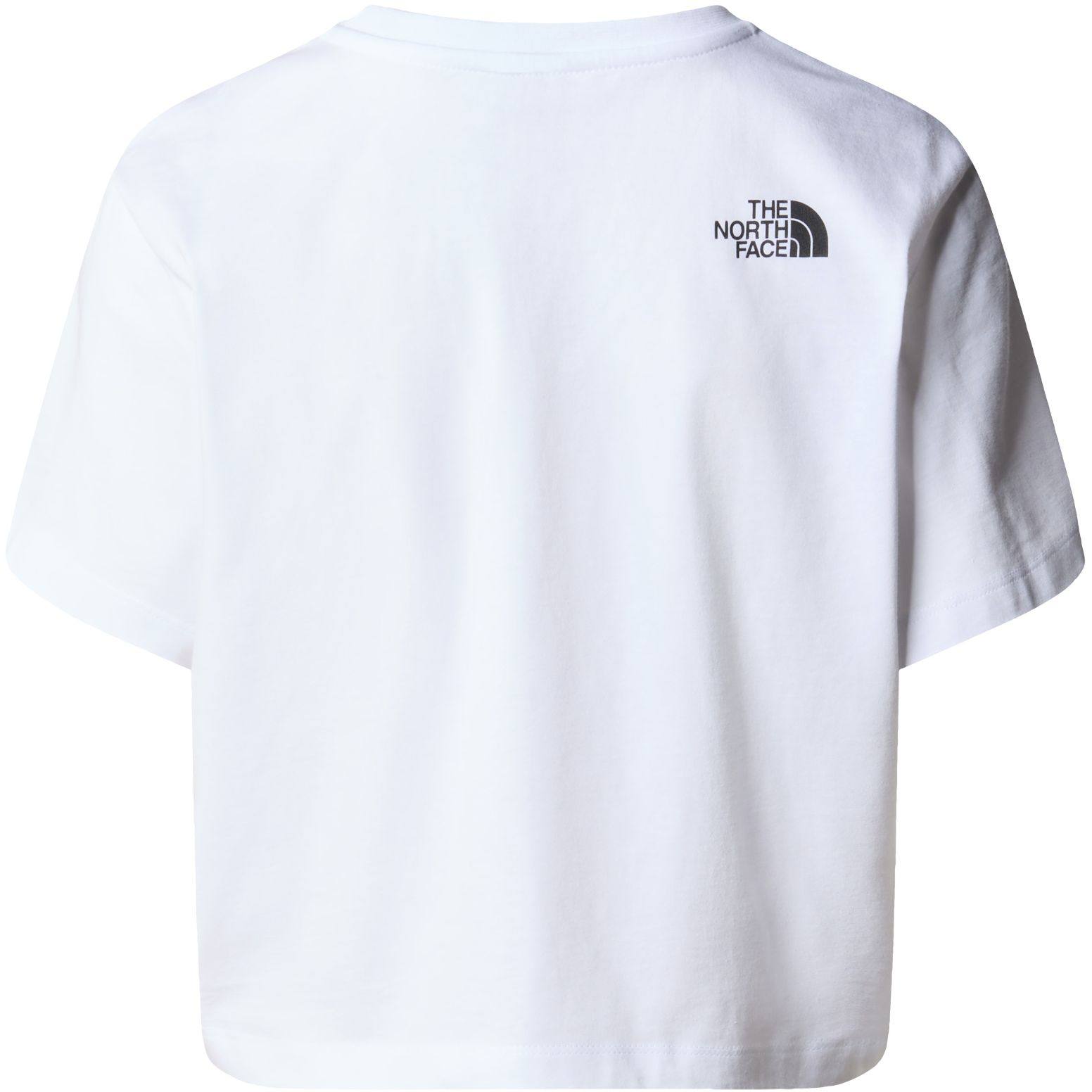 The North Face Women's Cropped Easy Tee White 02