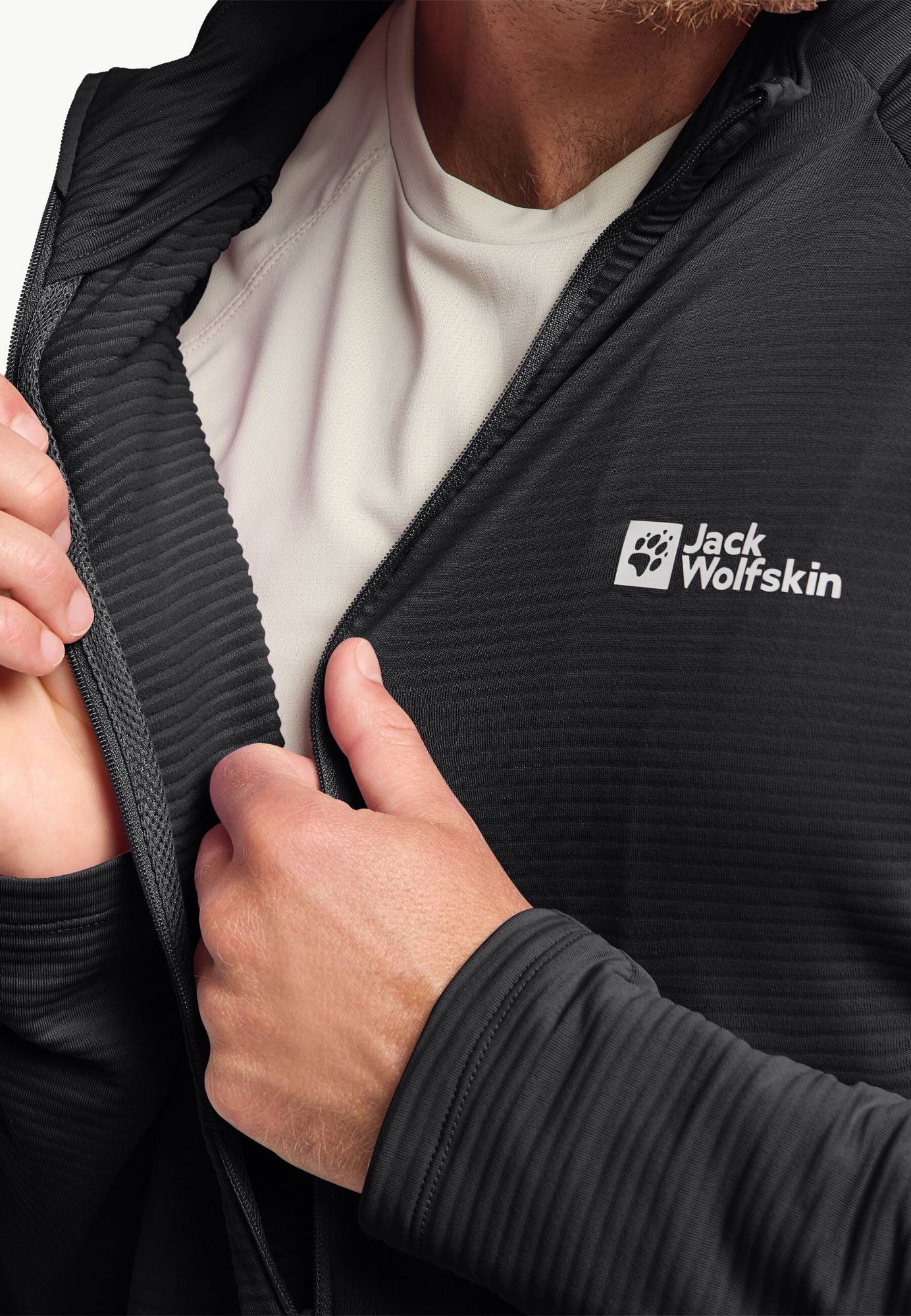 Jack Wolfskin Men's Prelight FZ Black 05