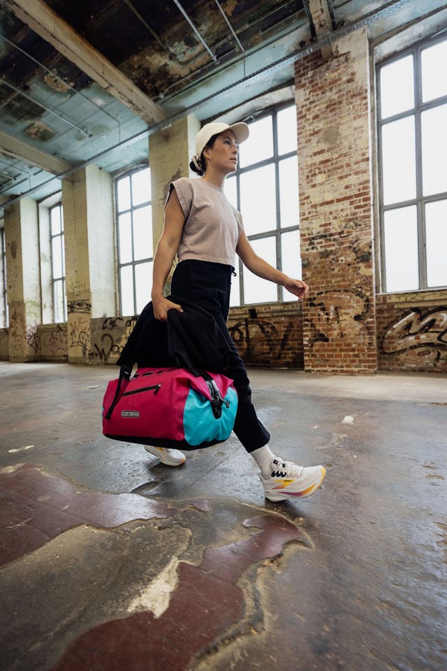 Ortlieb Duffle Lite Cyber 40L Pinkki / Sininen 06