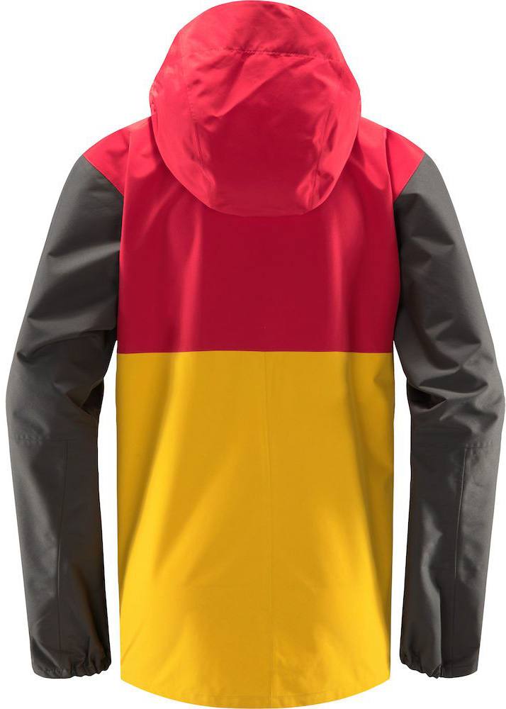 Haglöfs Spira Anorak Women Magnetite/Pumpkin Yellow 02