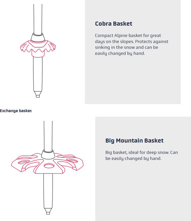 Leki Spitfire Vario 3D Sininen / Keltainen 06