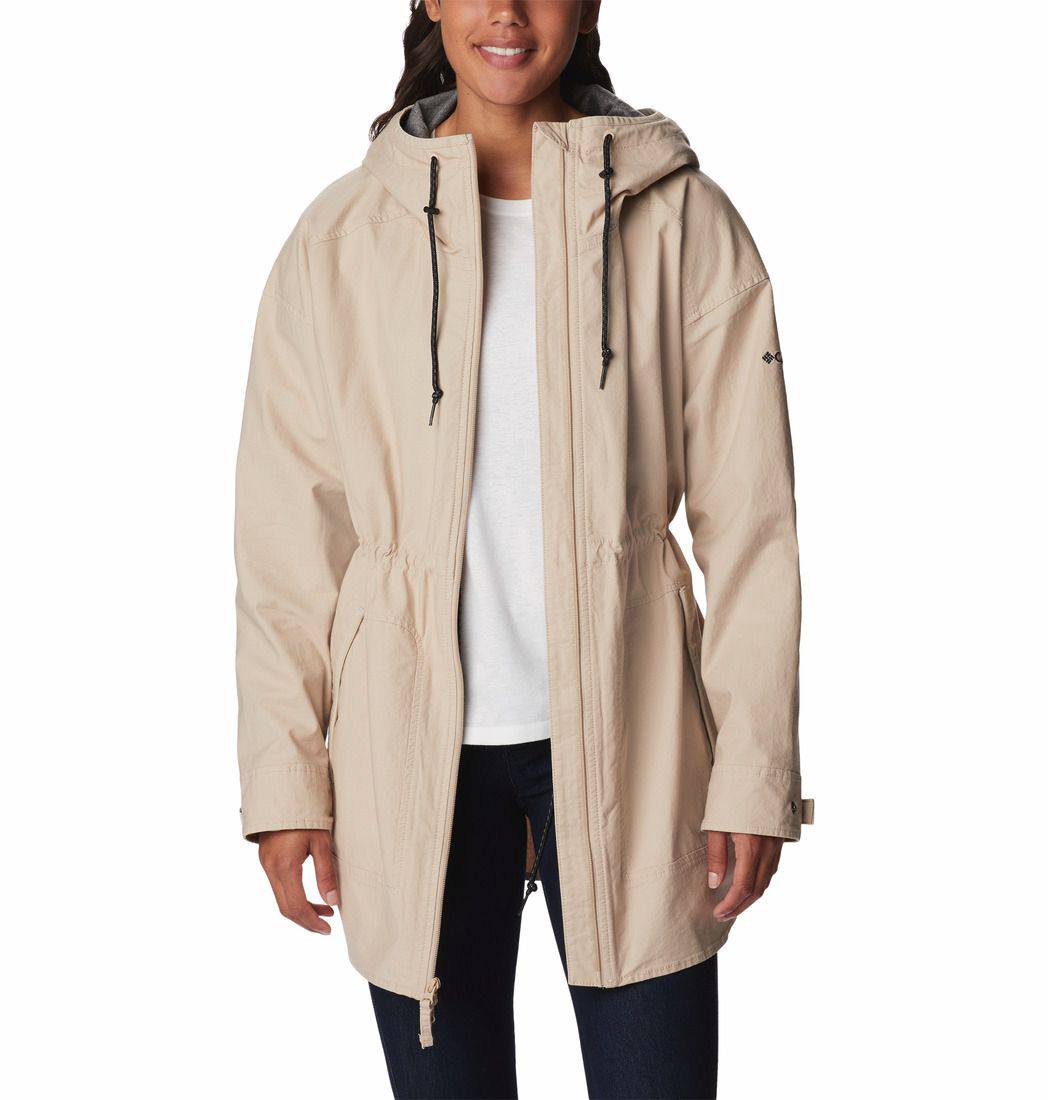 Columbia Women's Sage Lake Long Lined Jacket Fossil 05