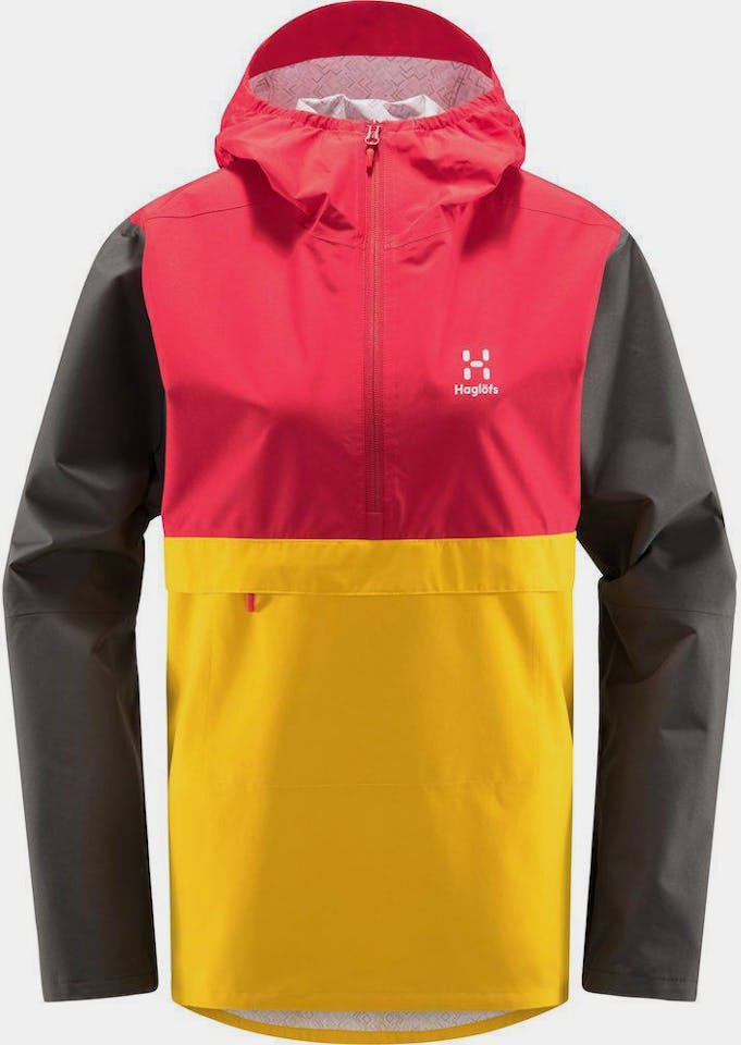 Haglöfs Spira Anorak Women Magnetite/Pumpkin Yellow 01