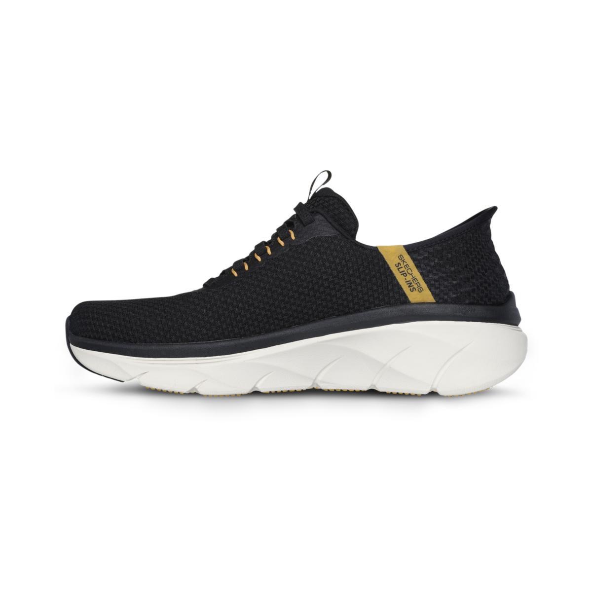 Skechers Men's D'Lux Walker 2.0 Musta / Keltainen 02