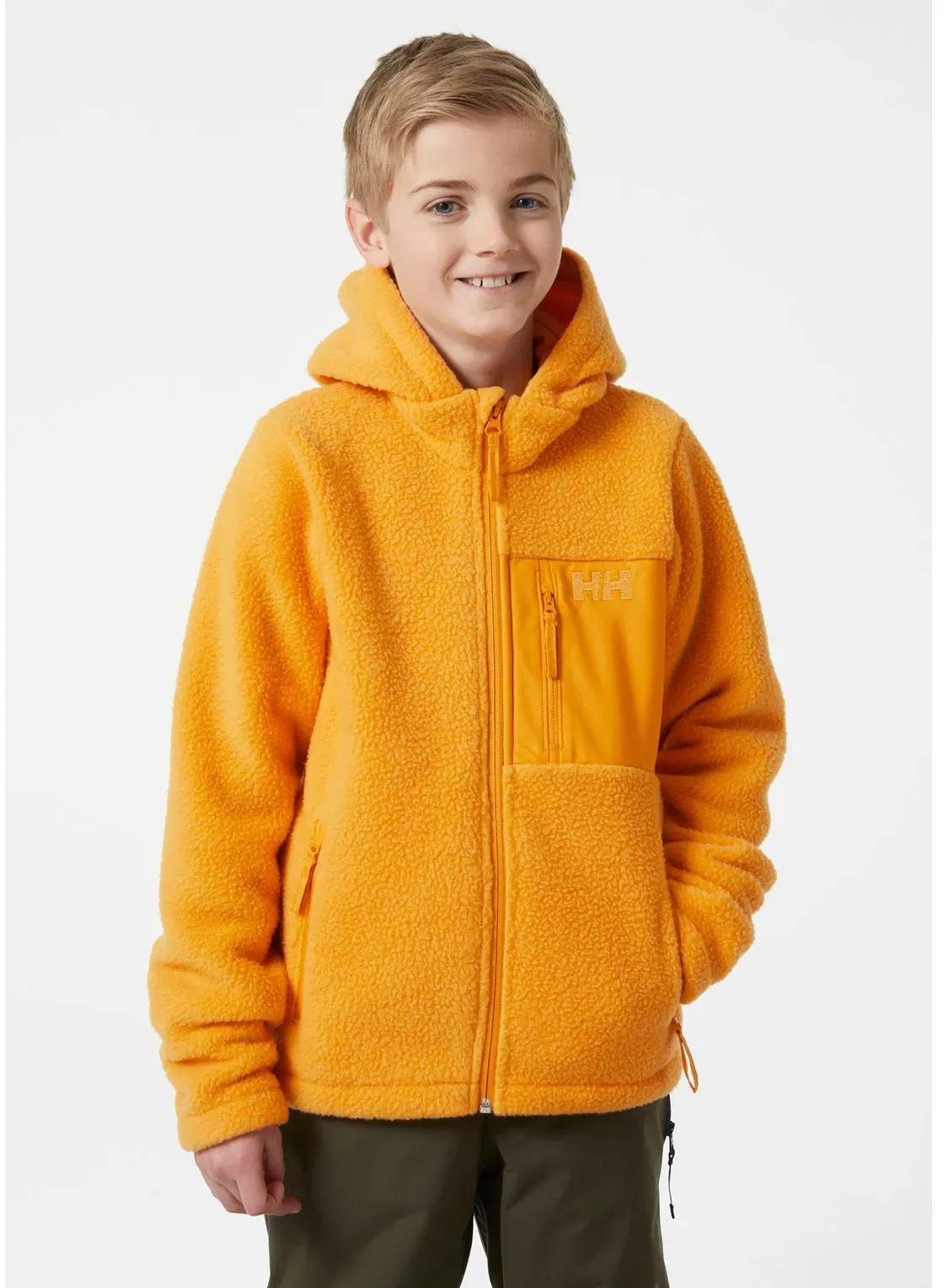 Helly Hansen Jr Champ Pile Jacket Keltainen 03
