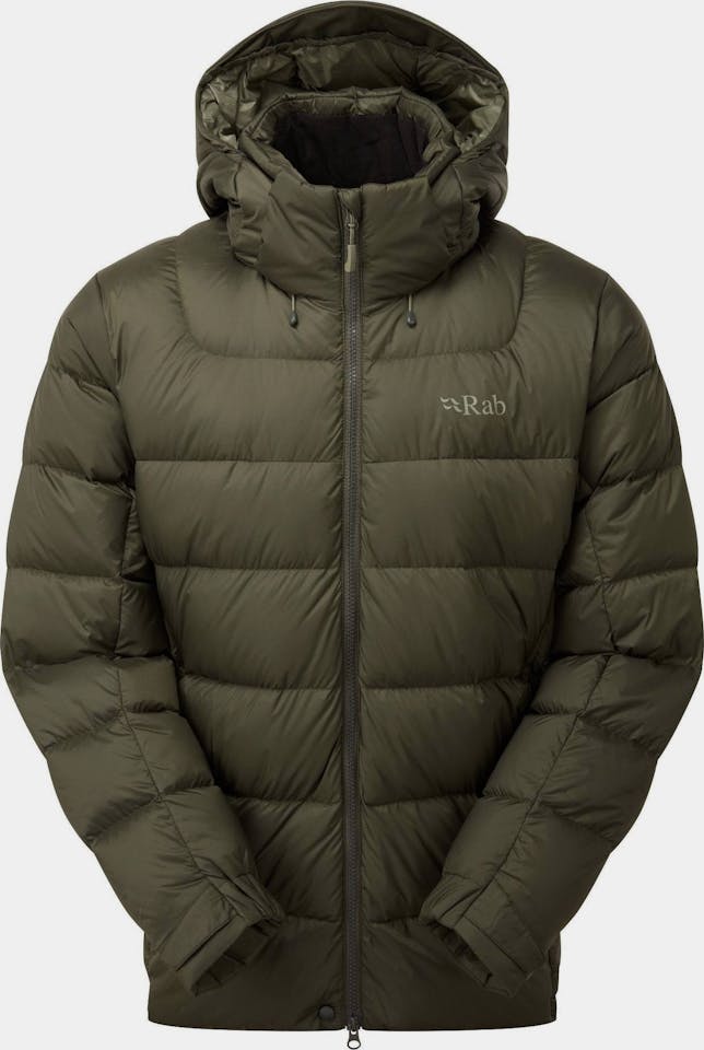 Rab Men's Ascent Jacket - Miesten untuvatakki Army Green 01