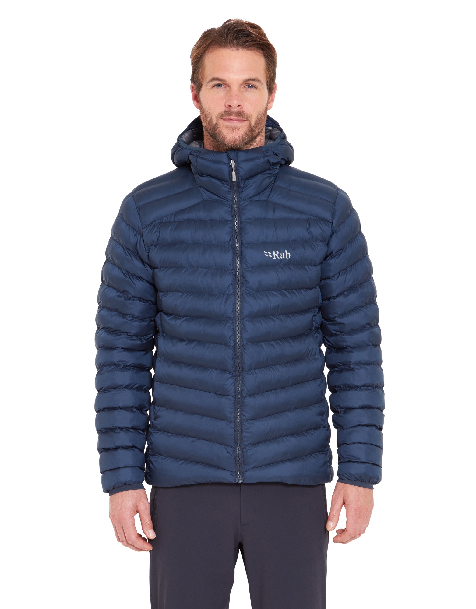 Rab Men's Cirrus Alpine - Miesten kevyttoppatakki Tempest Blue 05