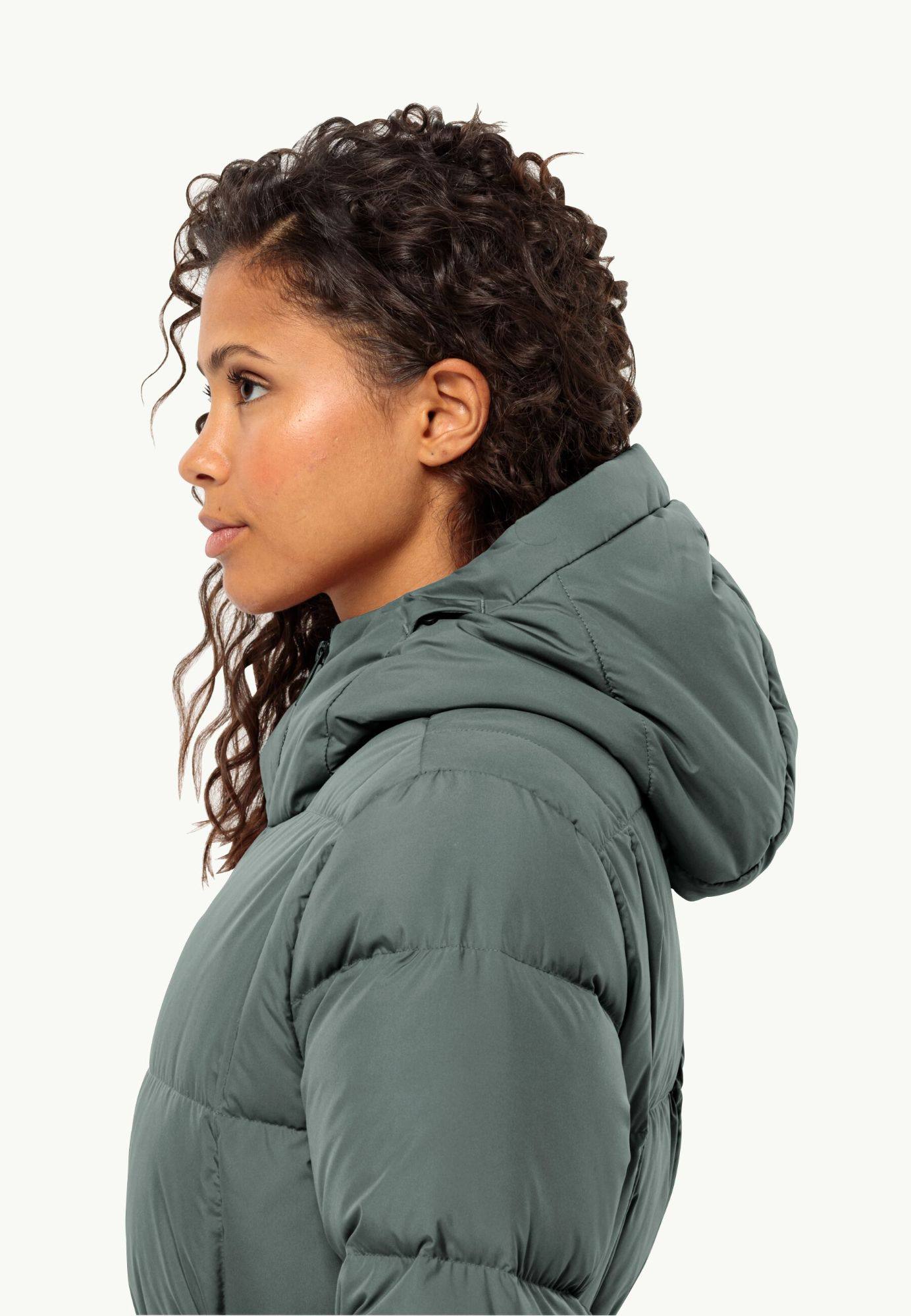 Jack Wolfskin Women's Frozen Lake Coat Slate Green 06
