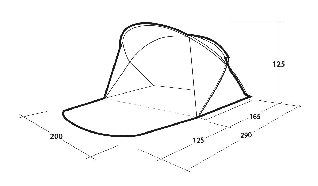 Outwell Whitby Beach Shelter  03