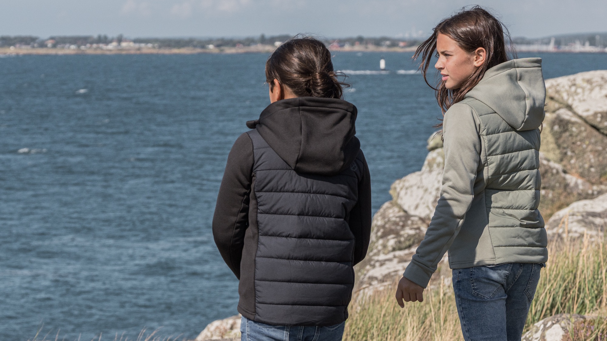 Didriksons Kapris 3 Kids Full Zip Jacket Musta 11