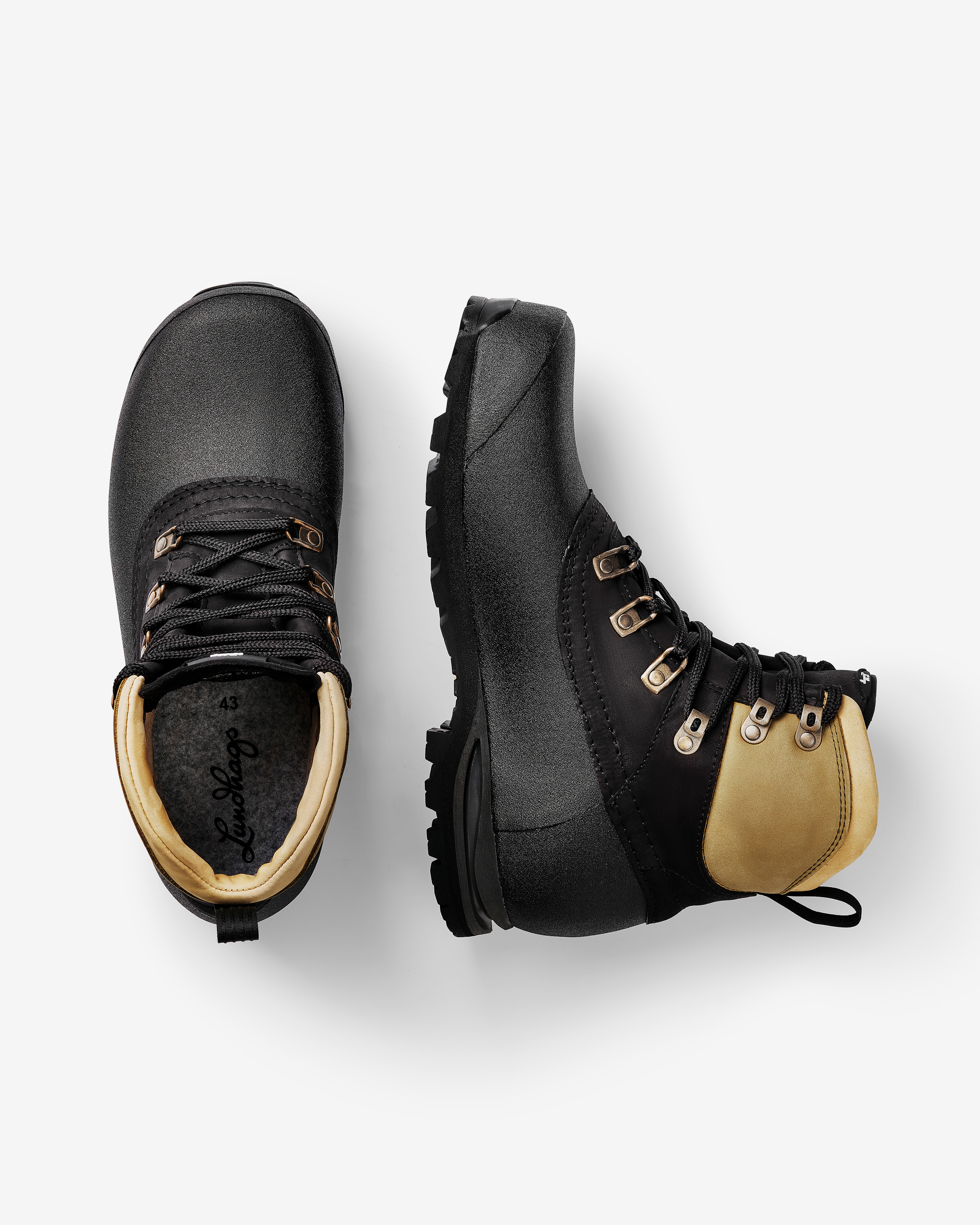 Lundhags Men's Padje Light Trekking Boot Mid Musta/Oliivi 03