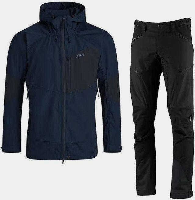 Lundhags Lundhags Tived Stretch Hybrid Jacket ja Makke Pants Vihreä 07