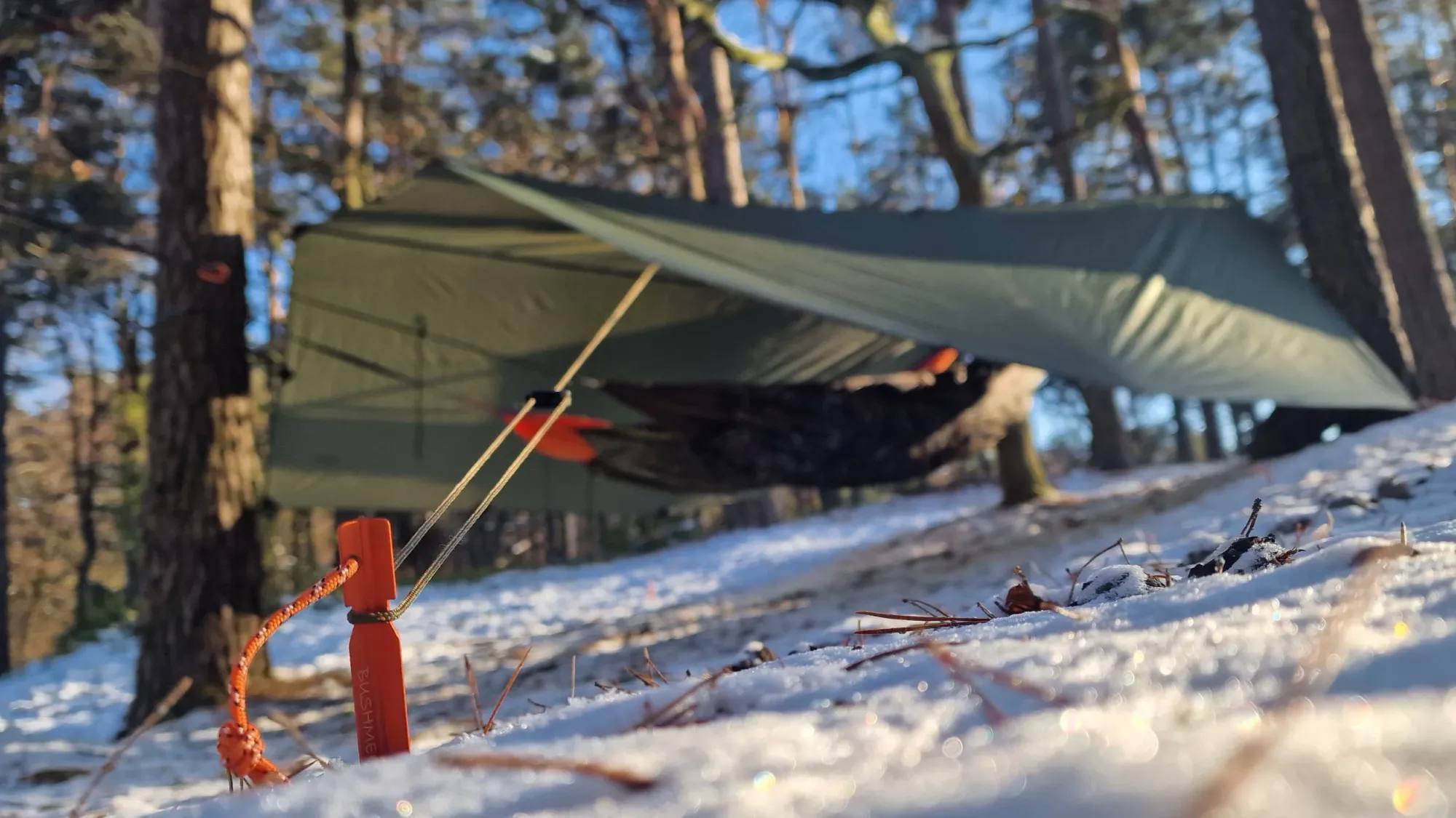 Bushmen Easy Tarp 4x4 Green 05