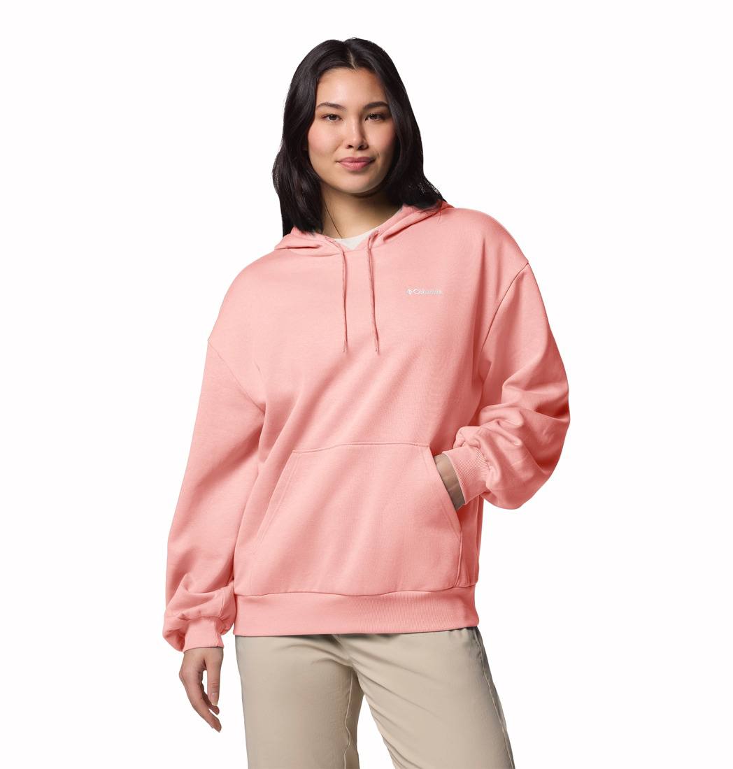 Columbia Women's Aldermore Hoodie Pink Sand 06