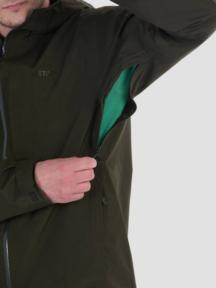 Marmot Men's Waypoint GTX Jacket Tummanvihreä 04