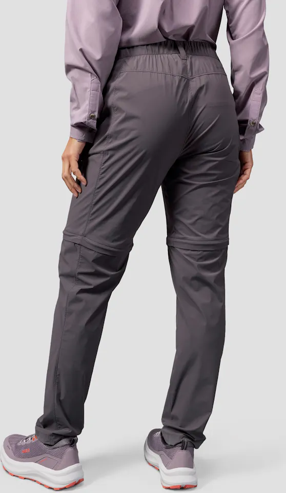 Halti Women's Pallas Cool Stretch Zipoff Pant Lila 02