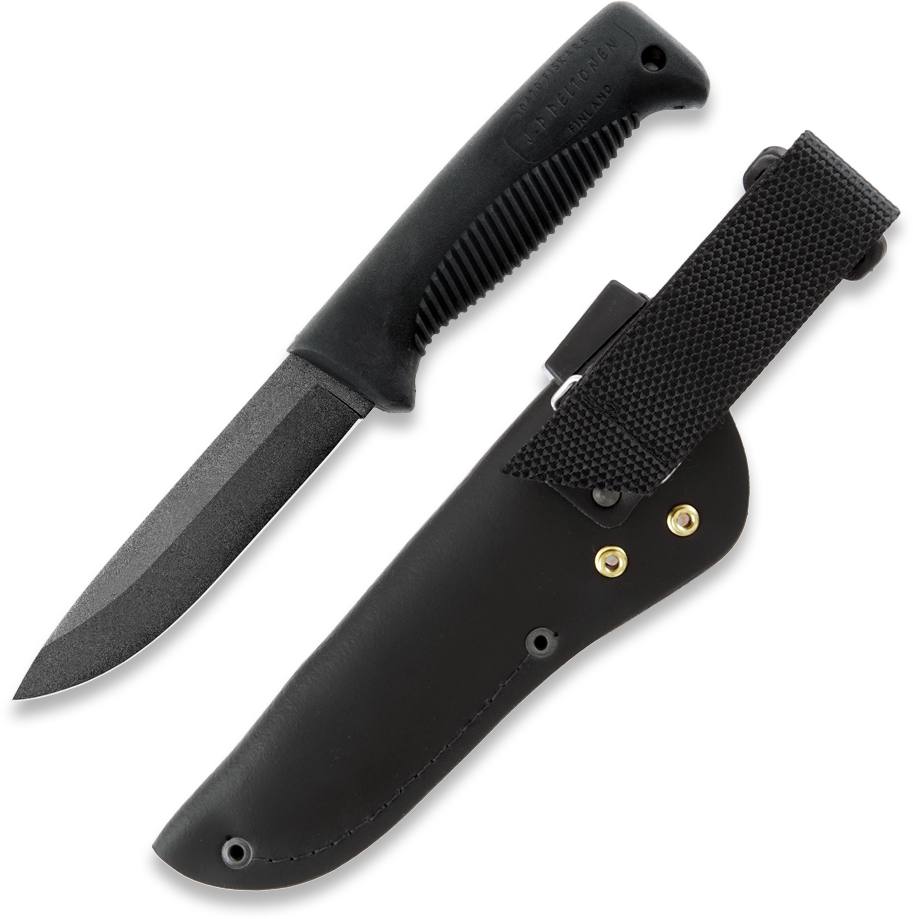 Ranger Knife M07 With Black Leather Sheath