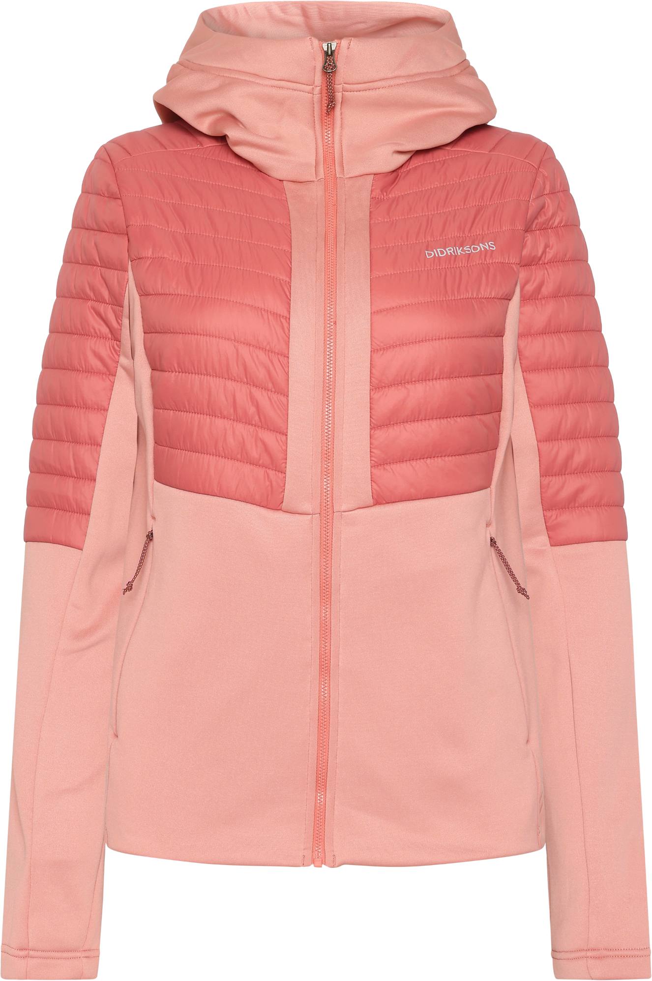 Didriksons Women's Annema 6 Full Zip Powder Pink 02