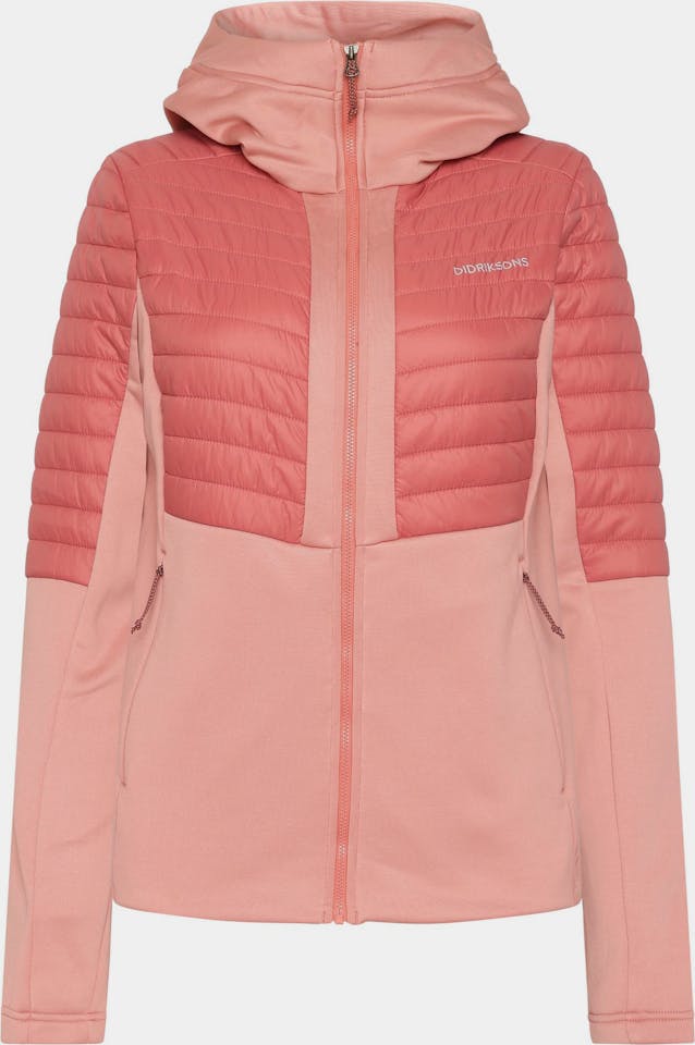 Didriksons Women's Annema 6 Full Zip Powder Pink 02