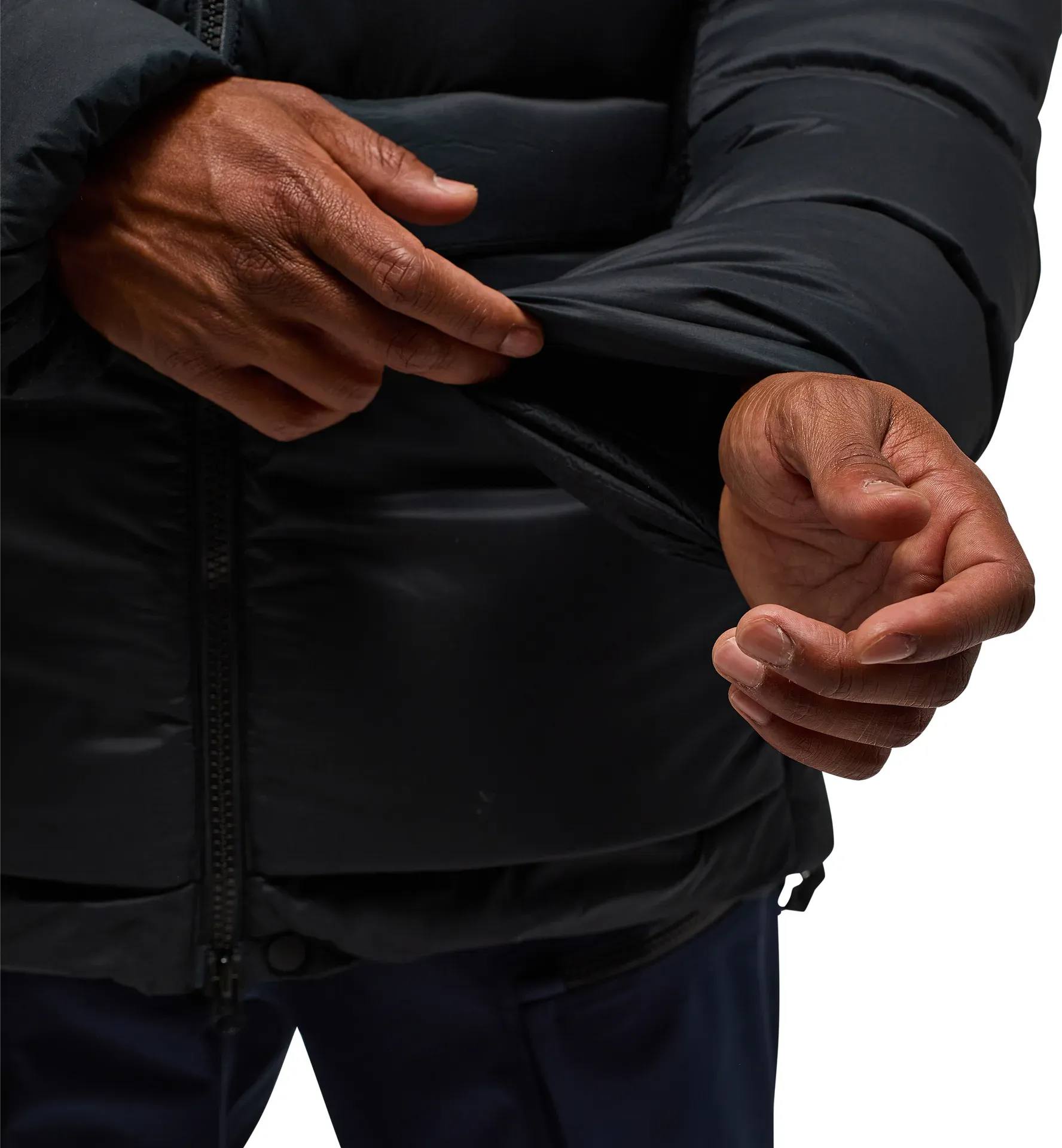 Haglöfs Men's Riksgräns Down 850 Hood Black 08