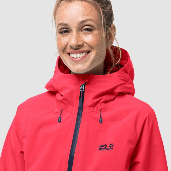 Jack Wolfskin Highest Peak 3L Jacket W Punainen 03