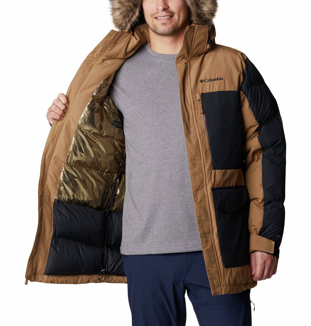 Columbia Men's Marquam Peak Fusion Parka Ruskea/Musta 07