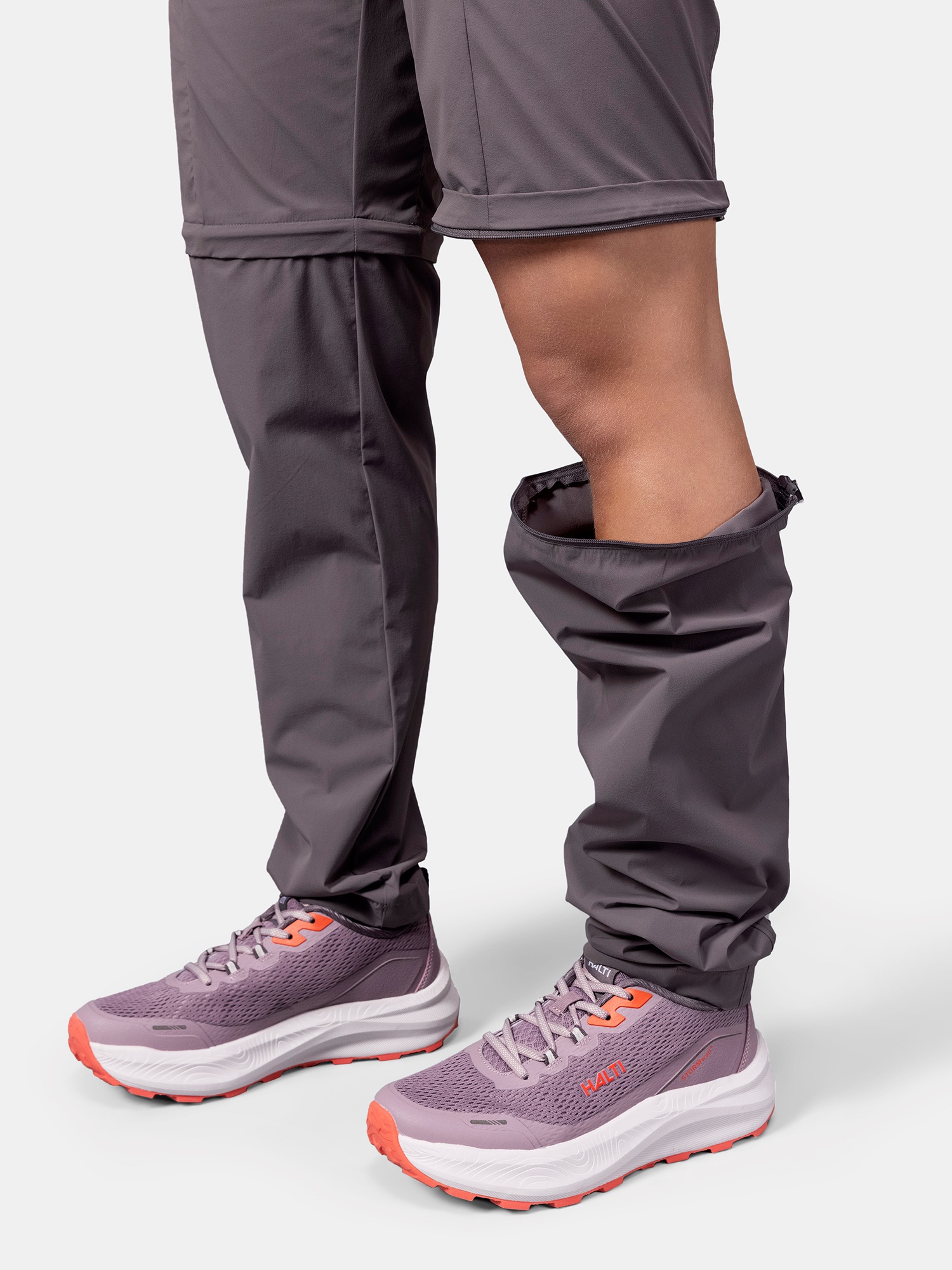 Halti Women's Pallas Cool Stretch Zipoff Pant Lila 03