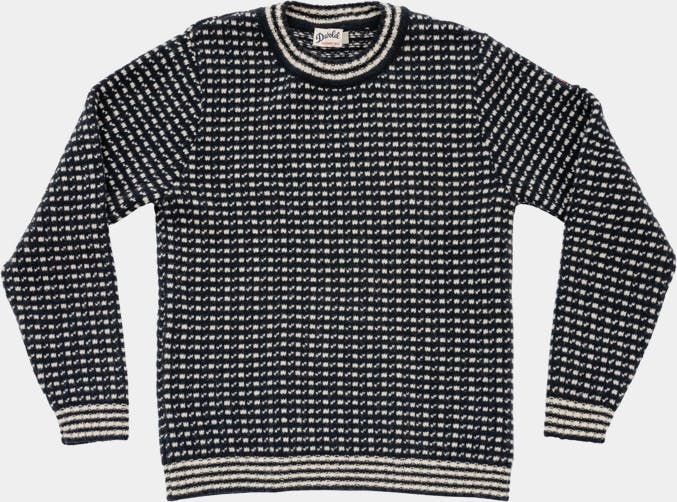 Devold Islender Refined Sweater Ink/Offwhite 02