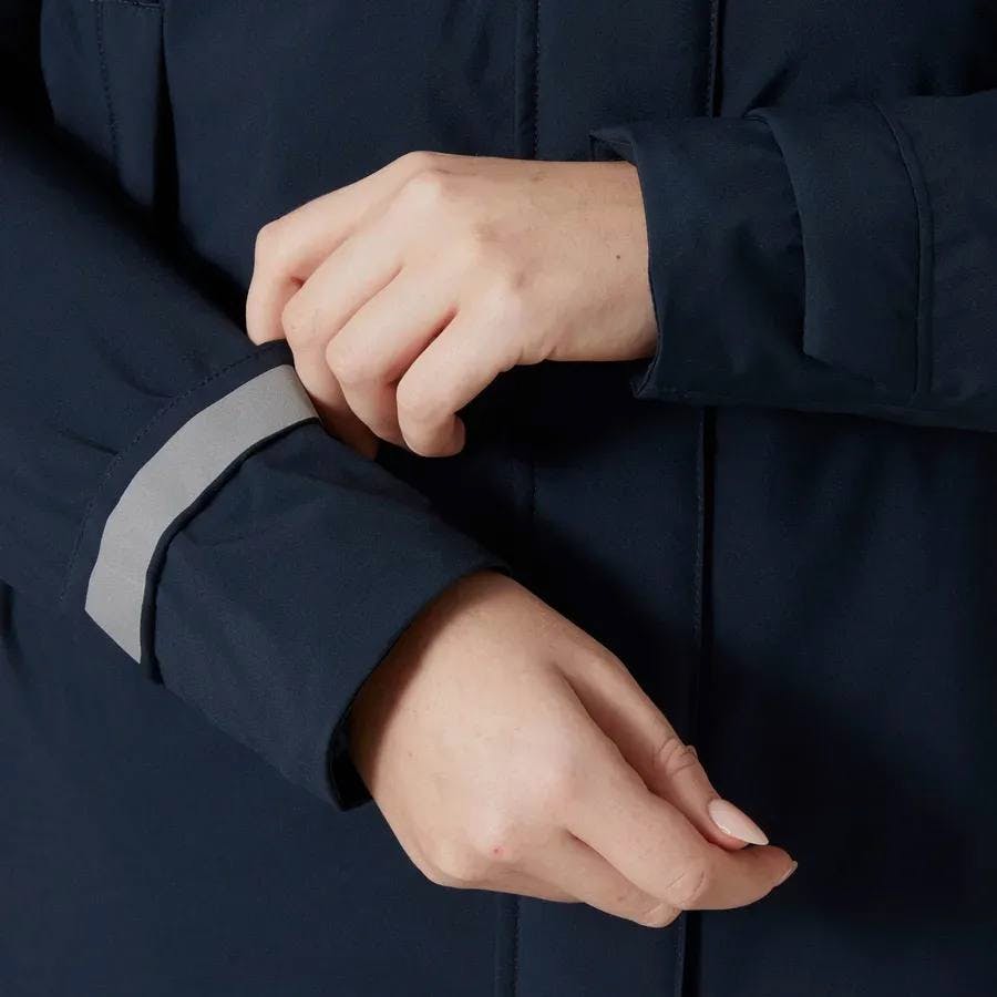 Helly Hansen Women's Victoria Insulated Mid Rain Jacket Navy 06