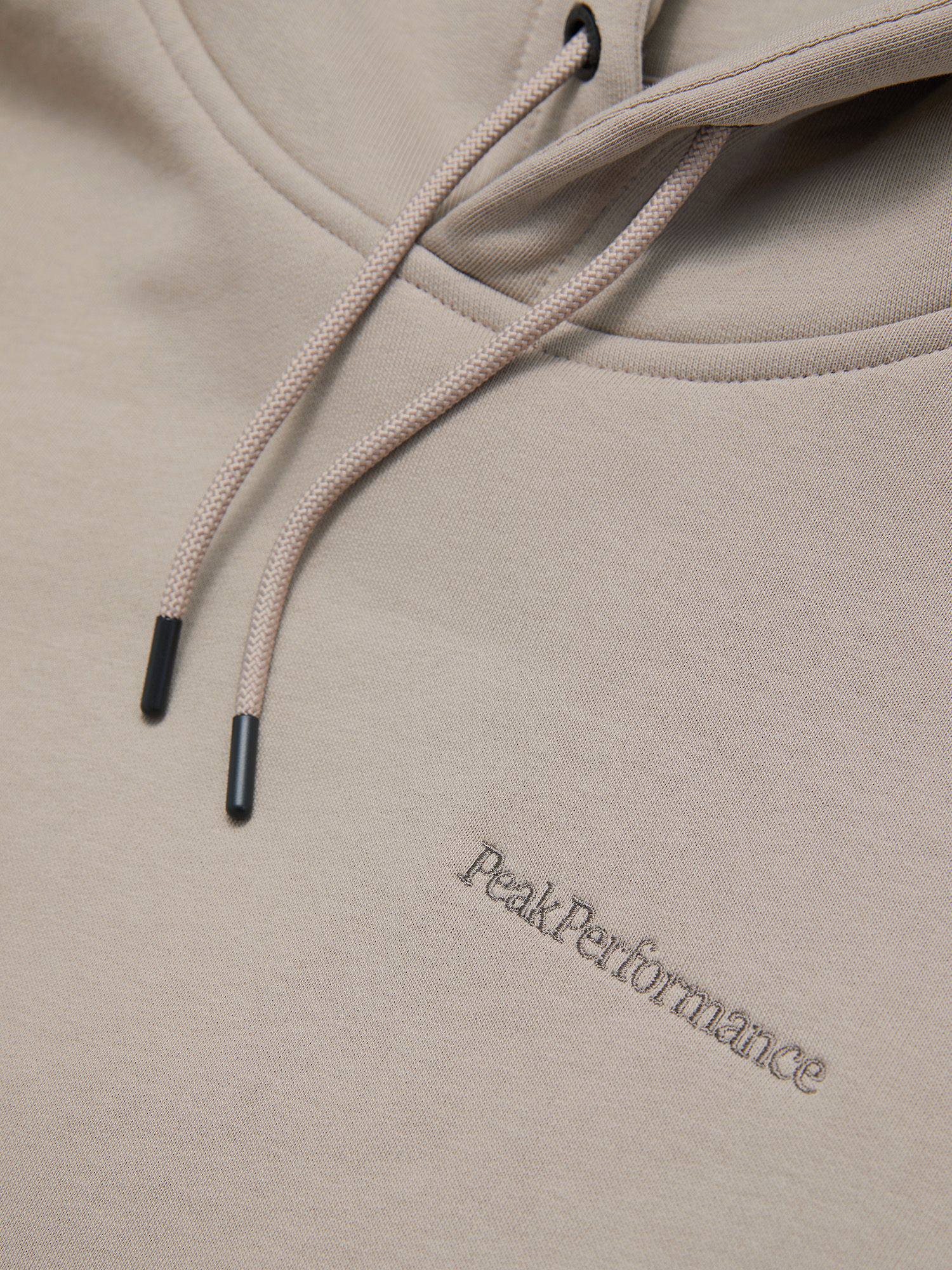 Peak Performance Men's Original Small Logo Hoodie Light Beige 04