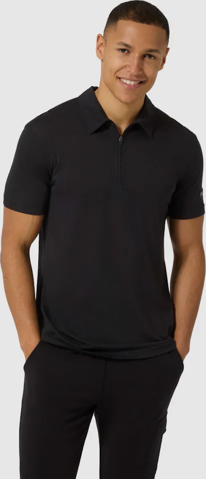 Supernatural Men's Zip Polo Black 03