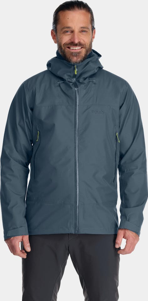 Rab Men's Namche GTX Jacket ja Lowa Men's Renegade Evo Mid GTX Musta 47