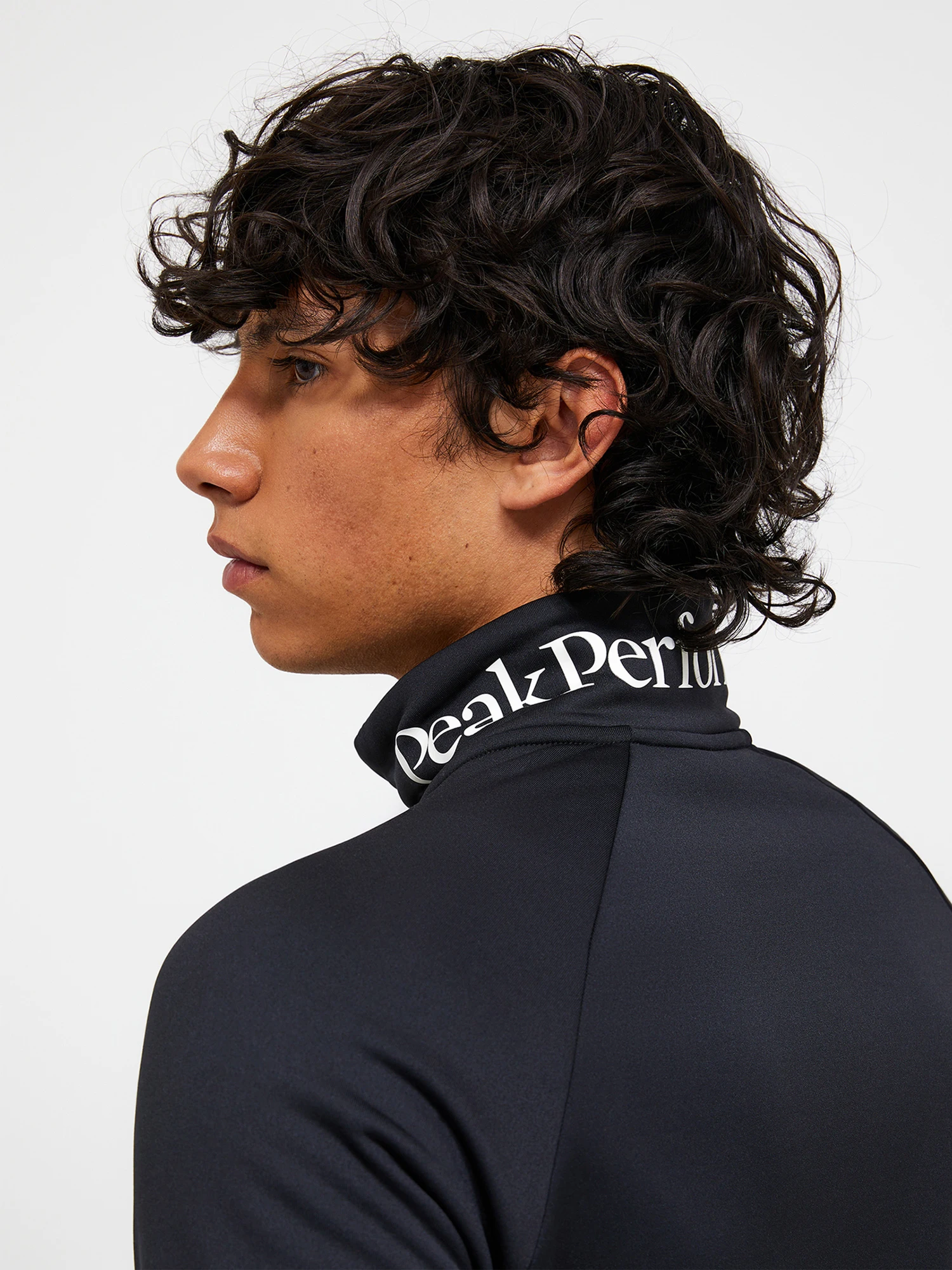 Peak Performance Men's Rider Essentials Midlayer Zip Black 06