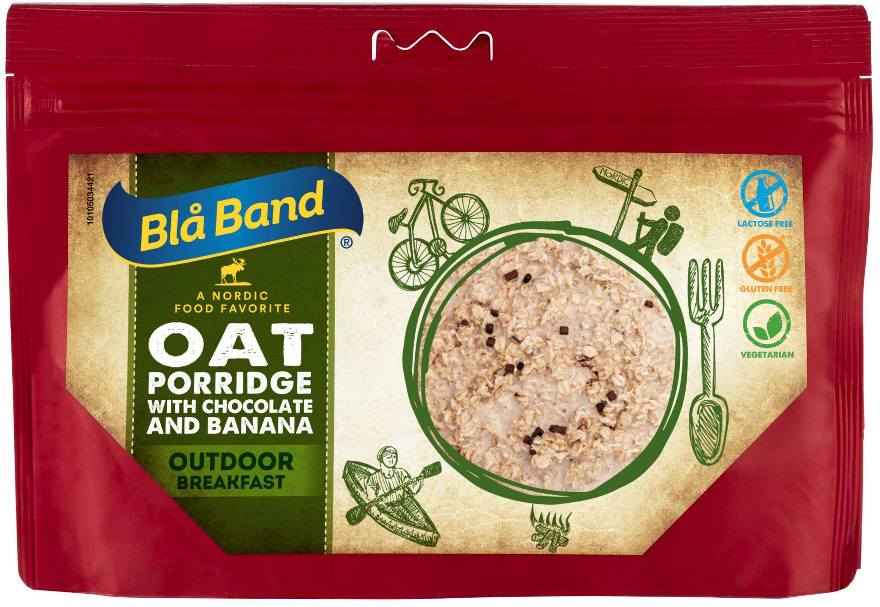Blå Band Oat Porridge With Chocolate And Banana