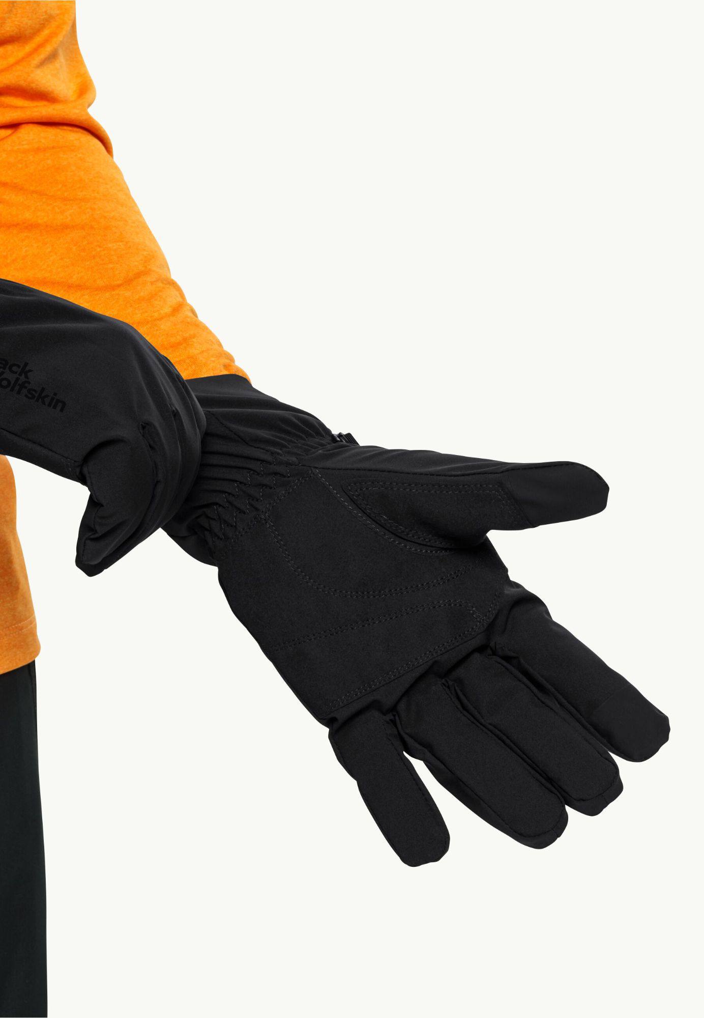 Jack Wolfskin Women's Highloft Glove Black 02