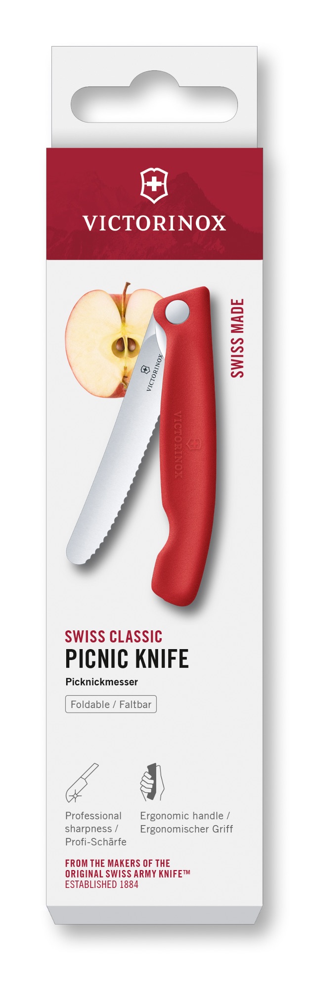 Victorinox Taittuva Eväsveitsi 11cm Red 04