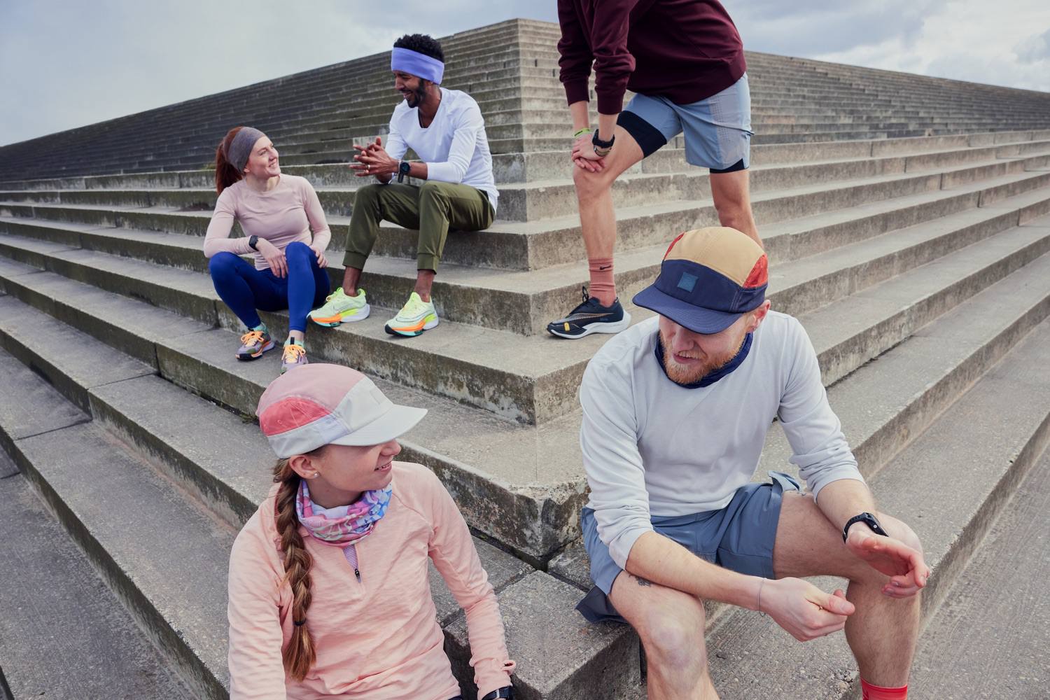 Buff 5 Panel Go Cap Domus Pale Pink  08