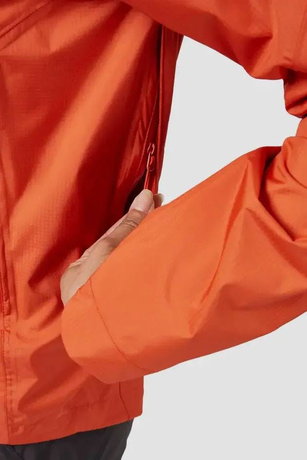 Rab Women's Cinder Downpour Jacket Red 05