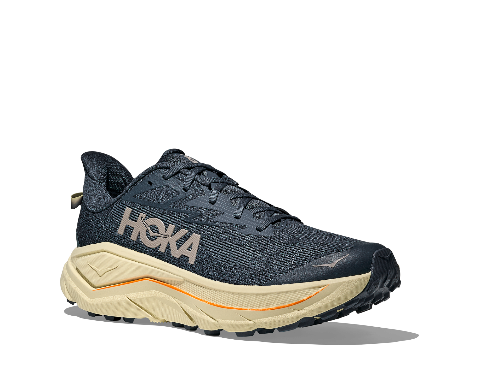 Hoka Men's Challenger 8 Wide Faded Navy / Pampass Grass 06