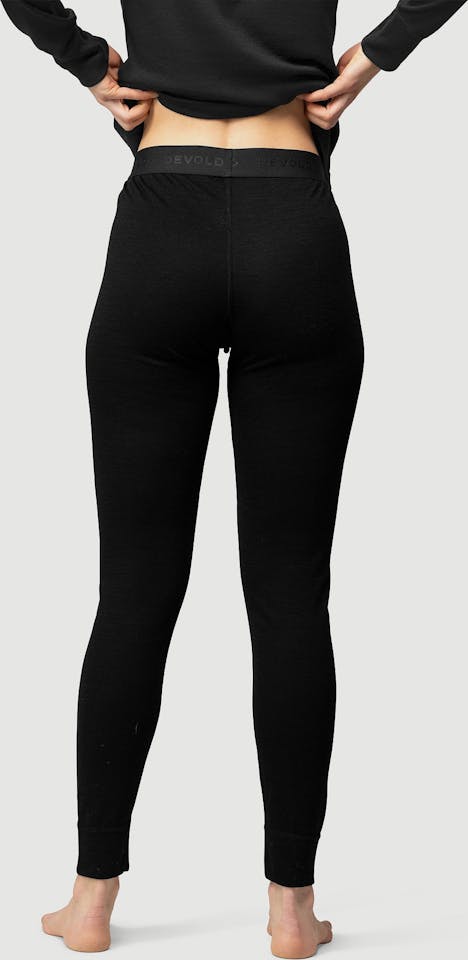 Devold Duo Active Merino 205 Long Johns Woman Musta 04