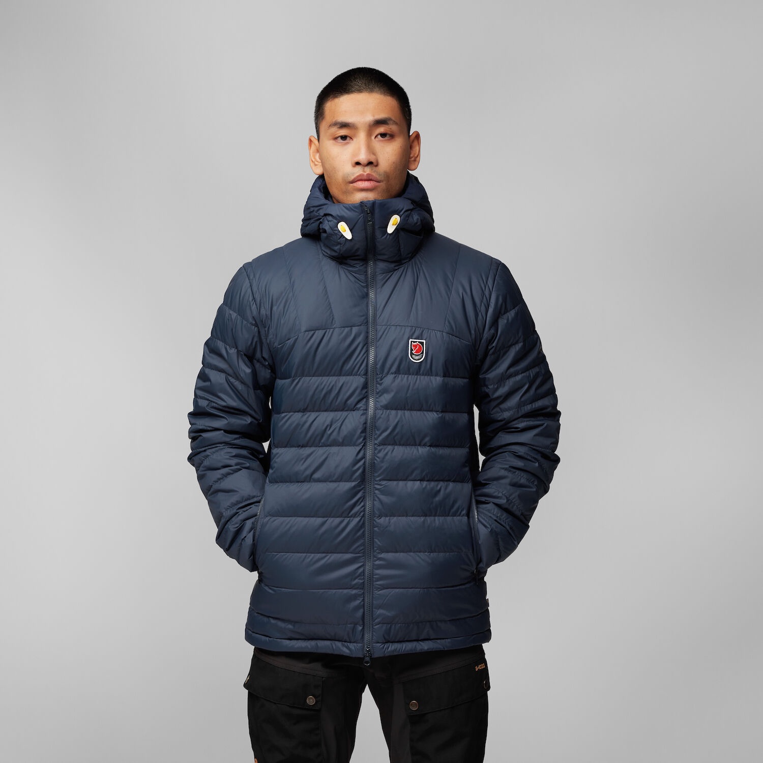Fjällräven Men's Expedition Pack Down Hoodie - Miesten kevytuntuvatakki Navy 04