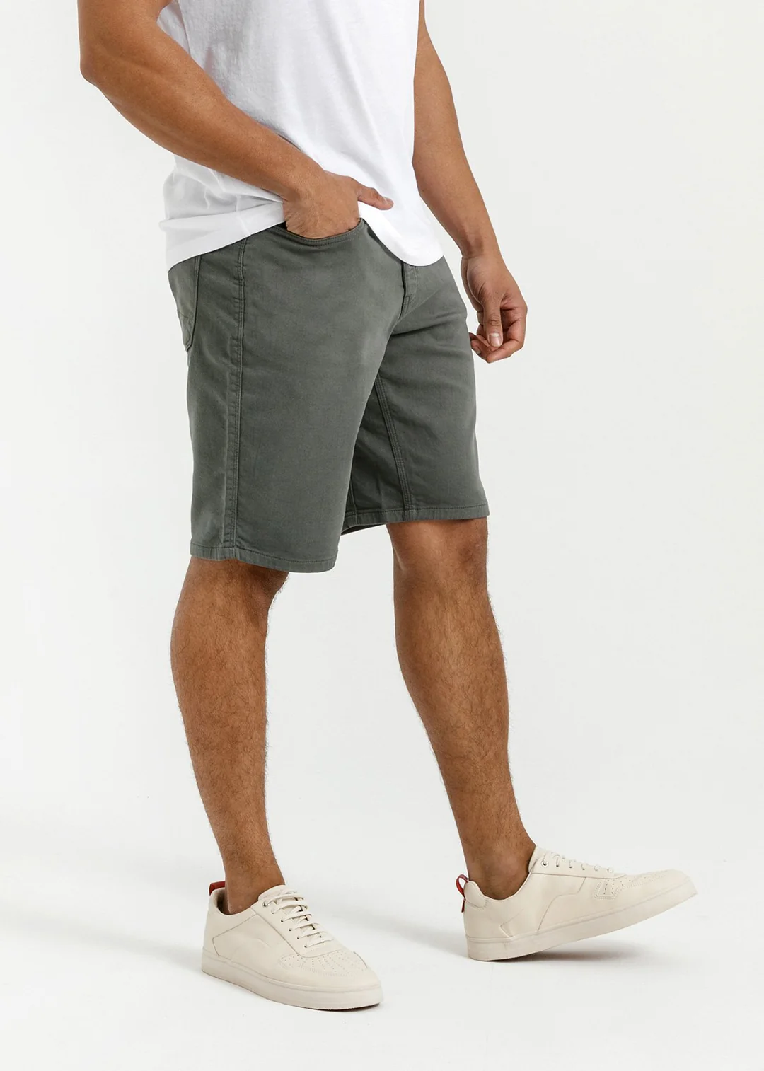 Duer Men's No Sweat Relax Shorts Gull 04