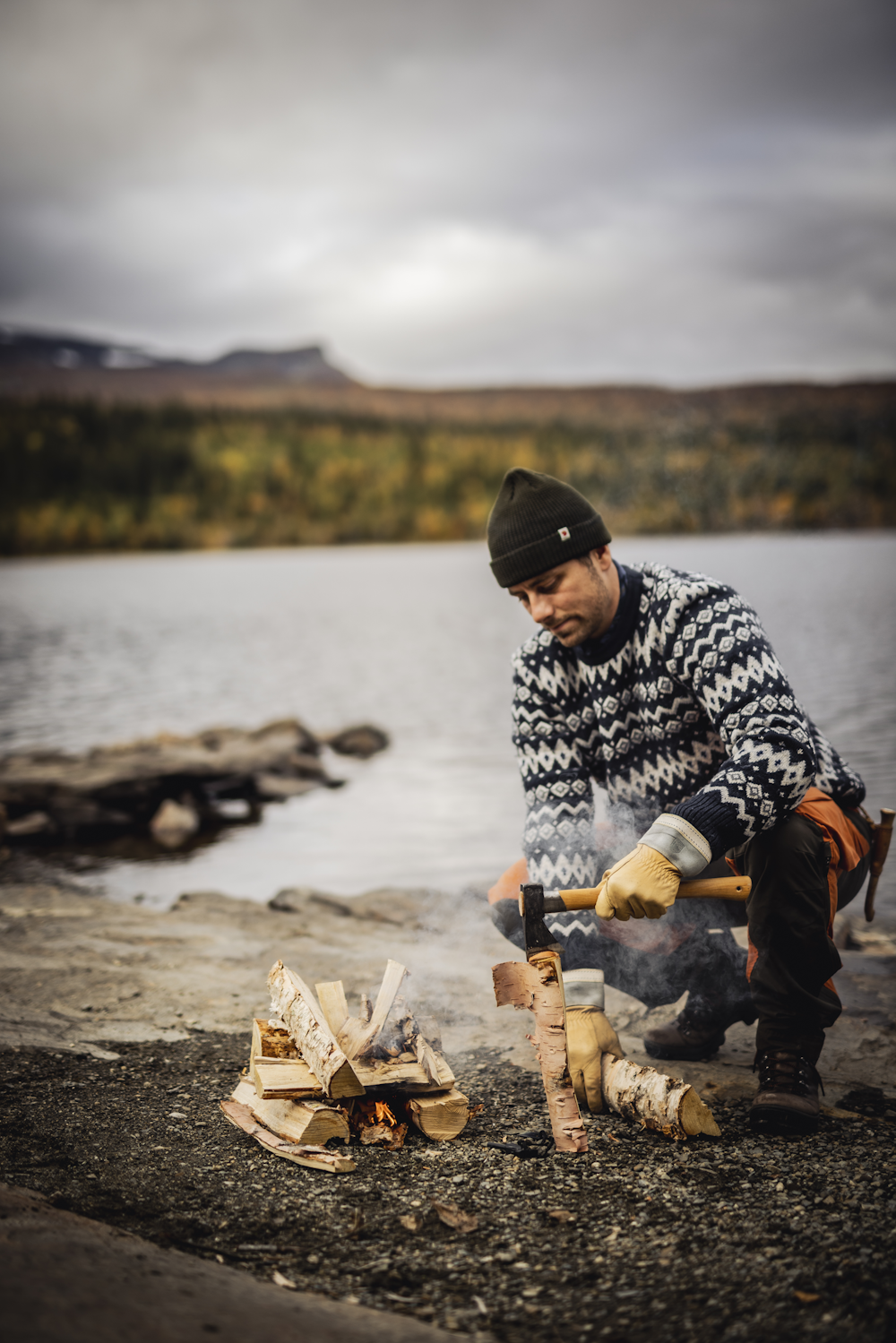 Hestra Skullman Vaaleanruskea 02